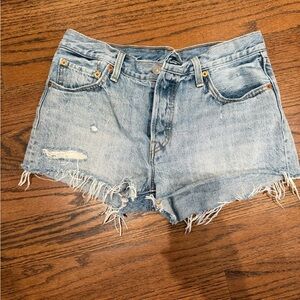 Levi's classic 501 denim cutoff shorts (29) - $20